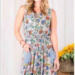 Matilda Jane Floral Midi Dress - Multicolor